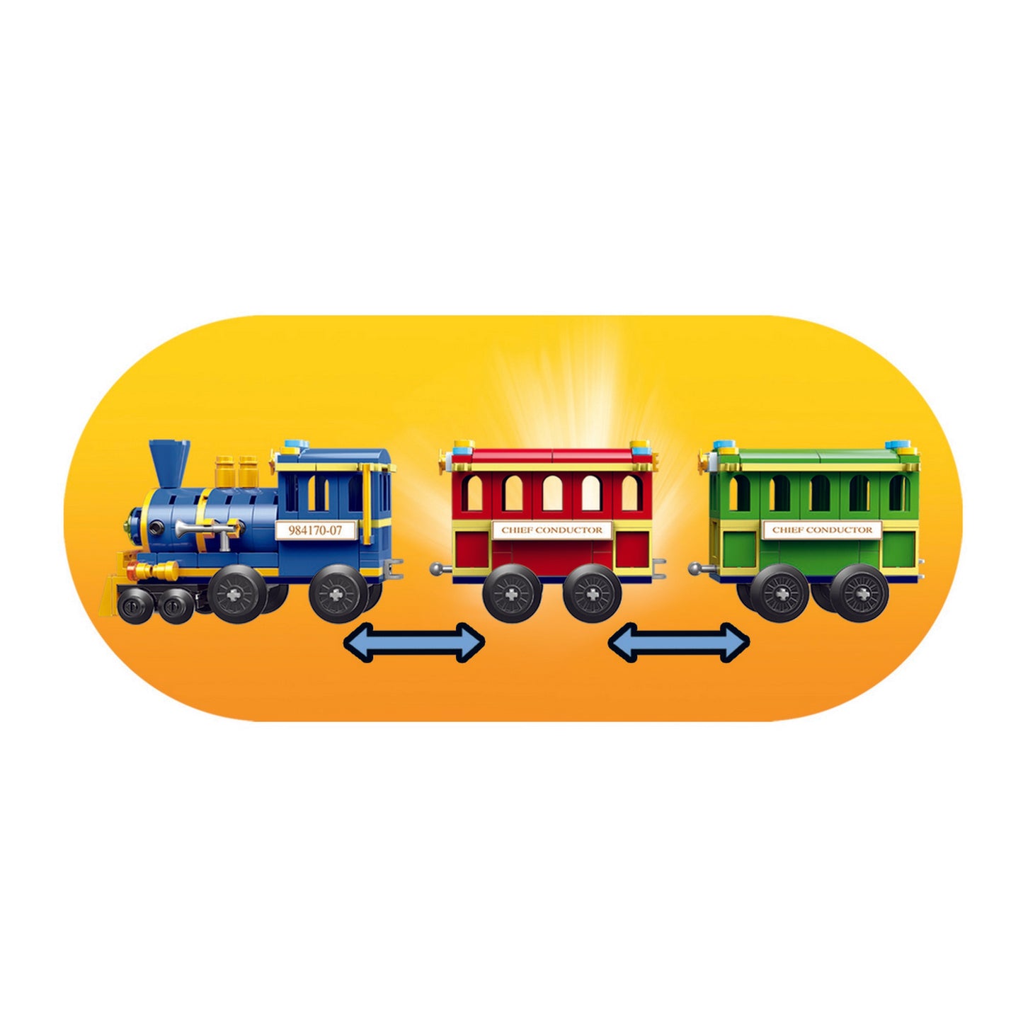 Playzu Mini Train Multicolor 6 Years +