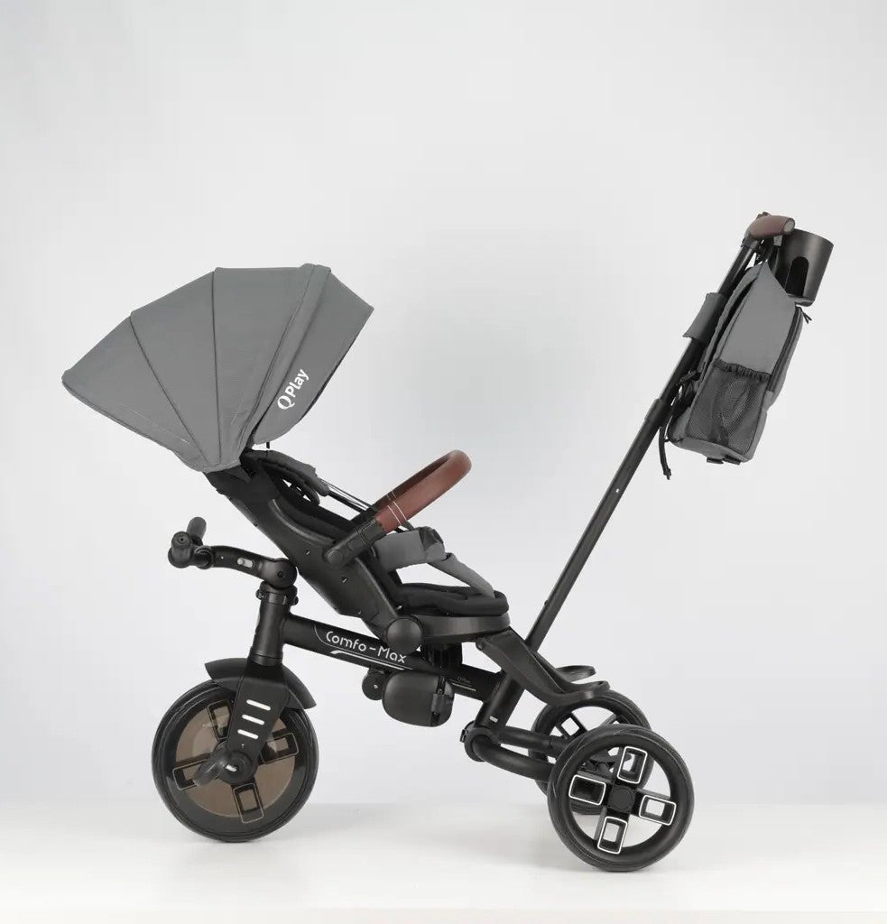 Qplay Stroller Comfo Max 7in1 Grey 10 to 72 Months