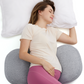 Momcozy Maternity Accessory Portable Maternity Pillow Grey