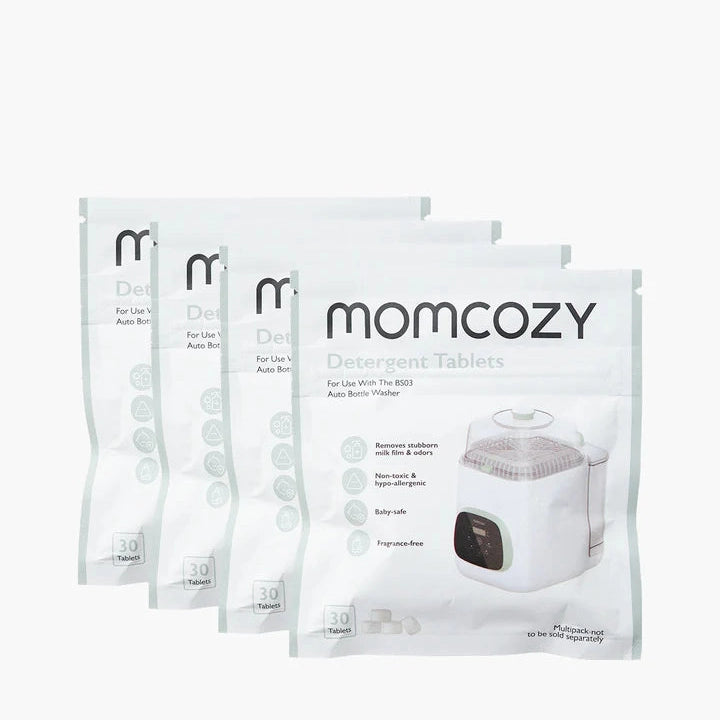Momcozy Cleaning Accessory Washing Block for KleanPal Pro Bottle Washer White 120 ( Pack of 4)