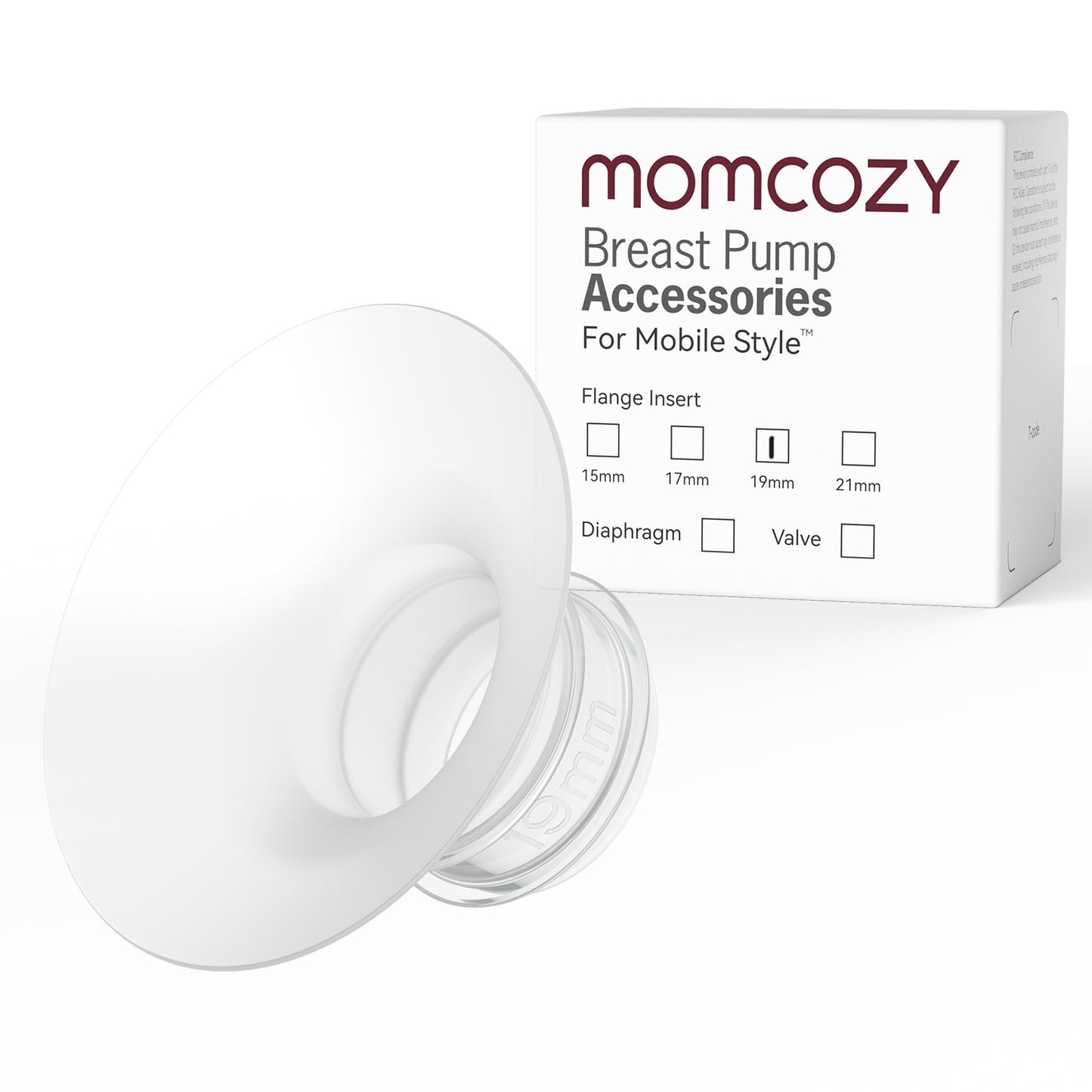 Momcozy Breastfeeding Access 15mm Flange Insert For M6 Transparent