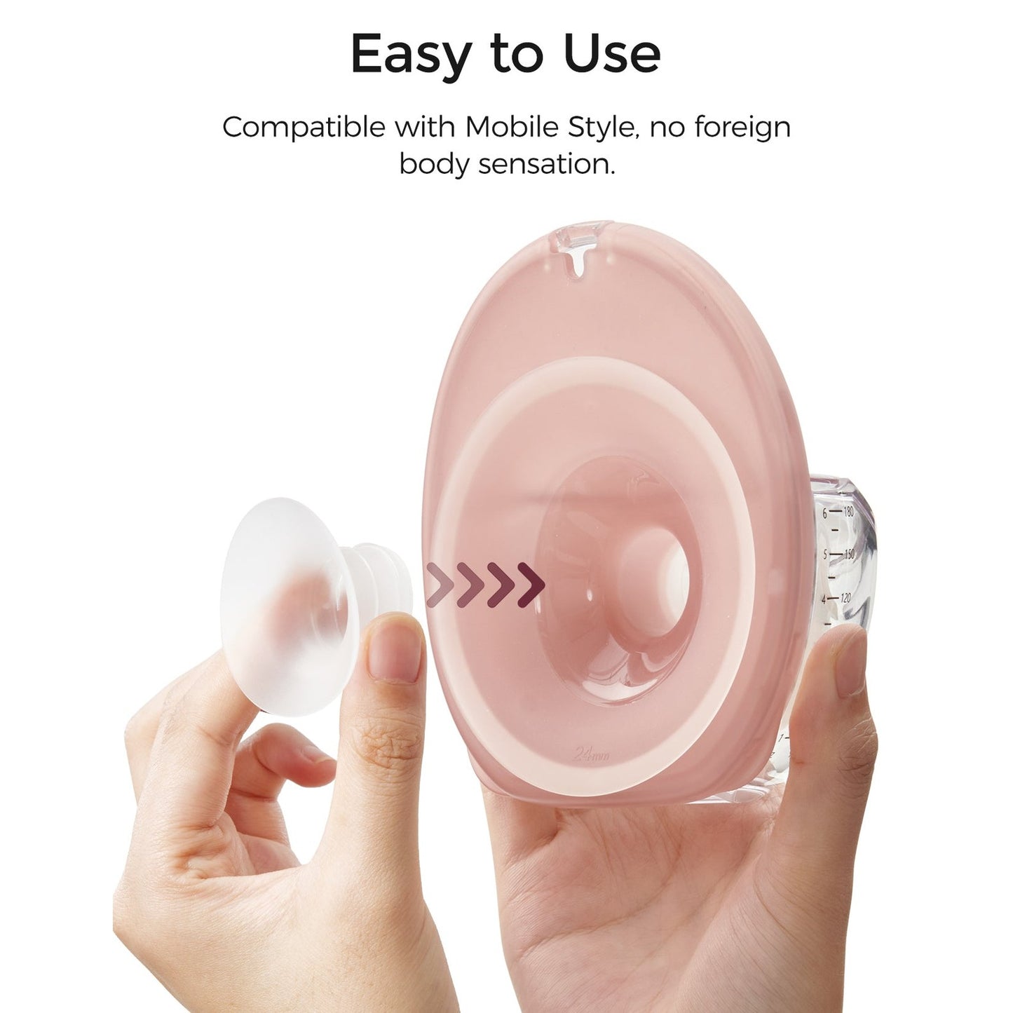 Momcozy Breastfeeding Access 15mm Flange Insert For M6 Transparent