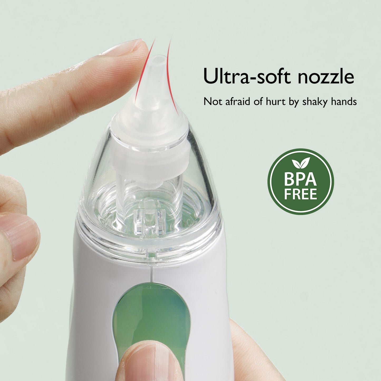 Momcozy Grooming Baby Neti pot White & Green