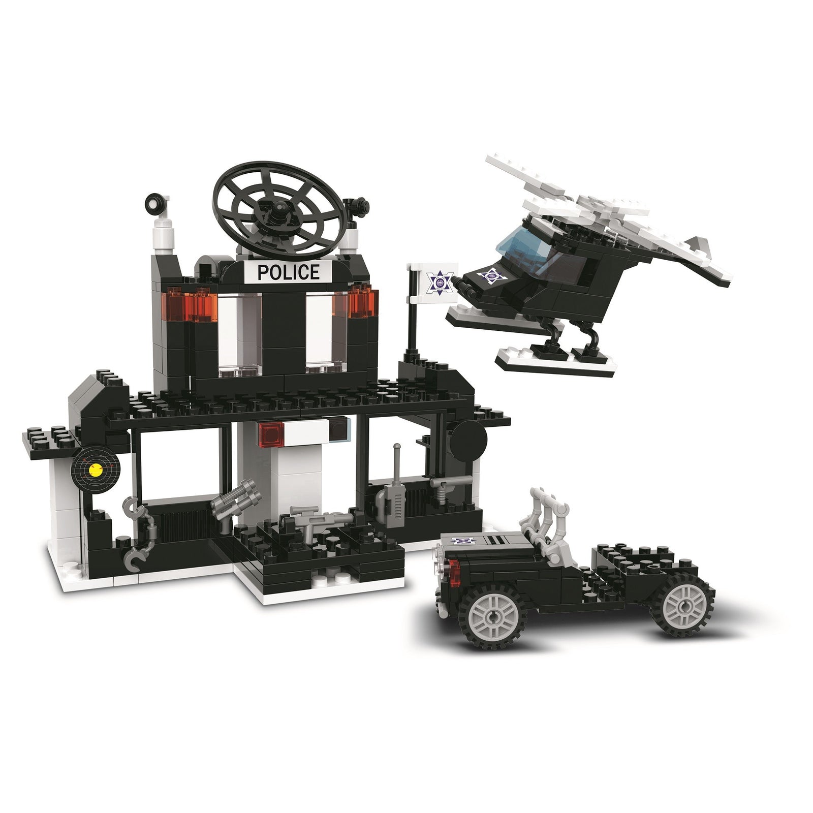 Playzu City Police Control Station Black 6 Years +