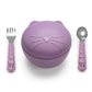 Melii Silicone Bowl with Lid & Utensils - 12 to 36 Months