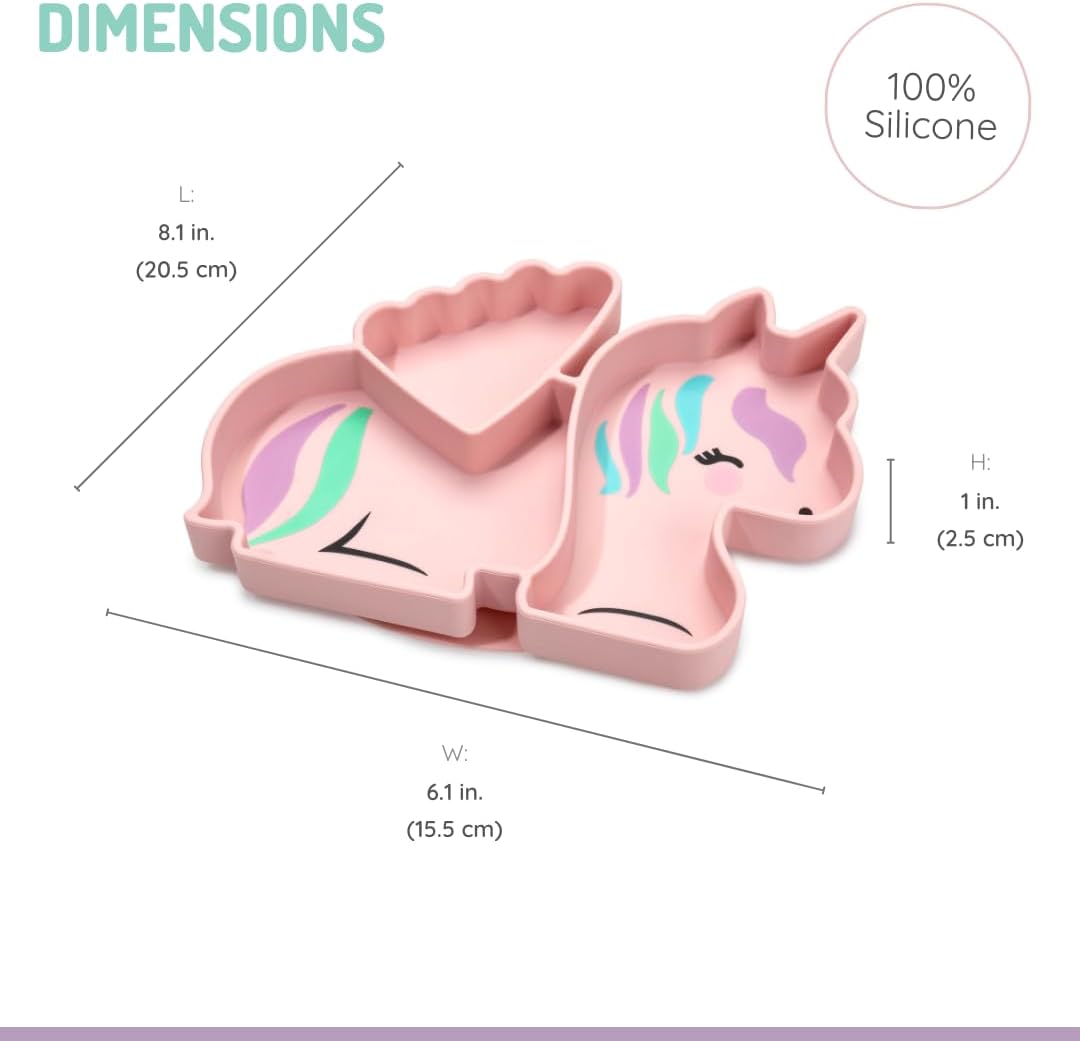 Melii Silicone Divided Plate - 6 to 24 Months