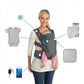 Infantino Carry On Multi-Pocket Carrier Birth to 48 Months Open Box