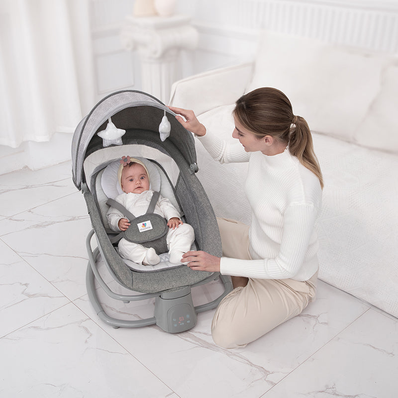 Mastela Deluxe 4in1 Swing & Rocker Birth to 36M - Open Box