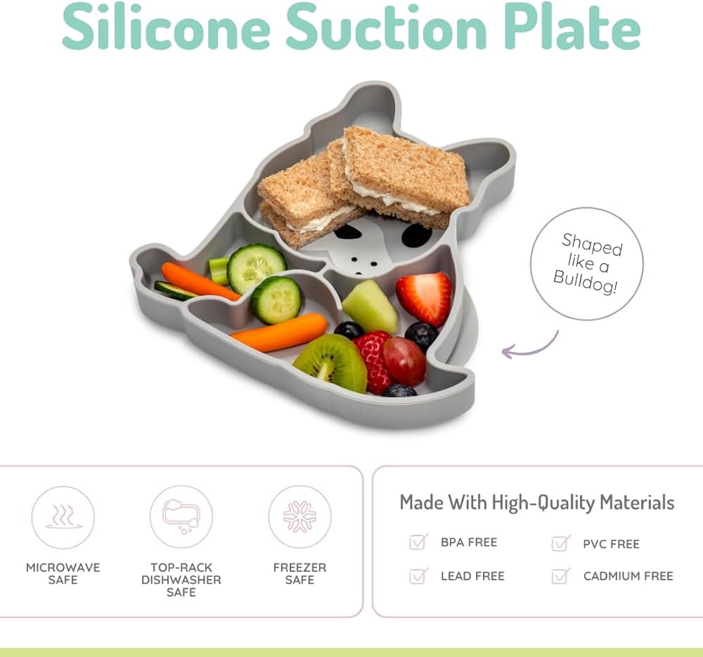 Melii Silicone Divided Plate - 6 to 24 Months
