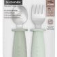Suavinex Set of 2 Silicone Learning Pre-Spoons with Stainless Steel Tip (6-18 Months) - Suavinex baby product