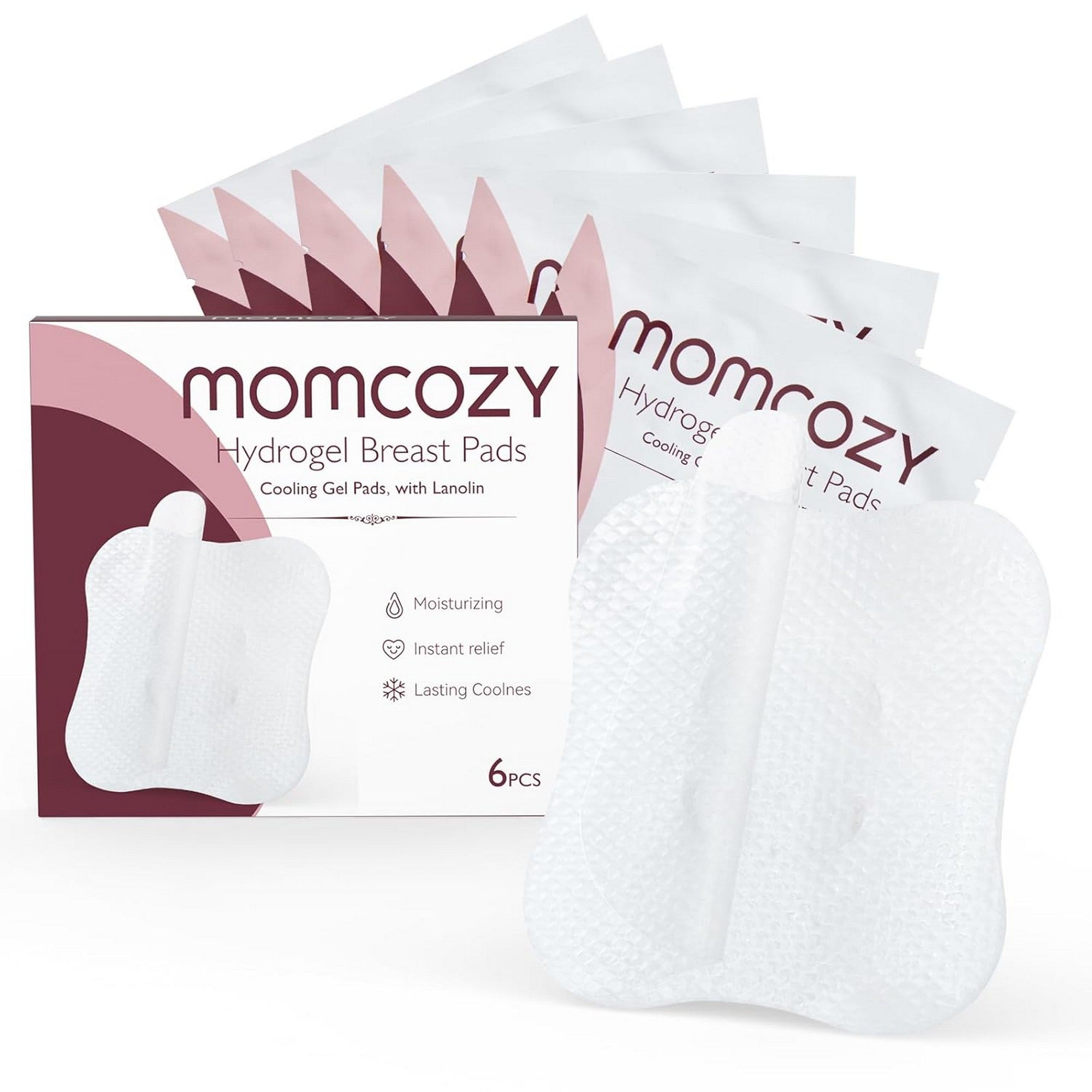 Momcozy Maternity Accessory Soothing Gel Pads White