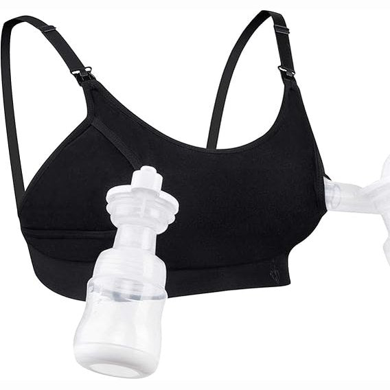 Momcozy Maternity Accessory YN08-Hands-Free Pumping Bra- Black