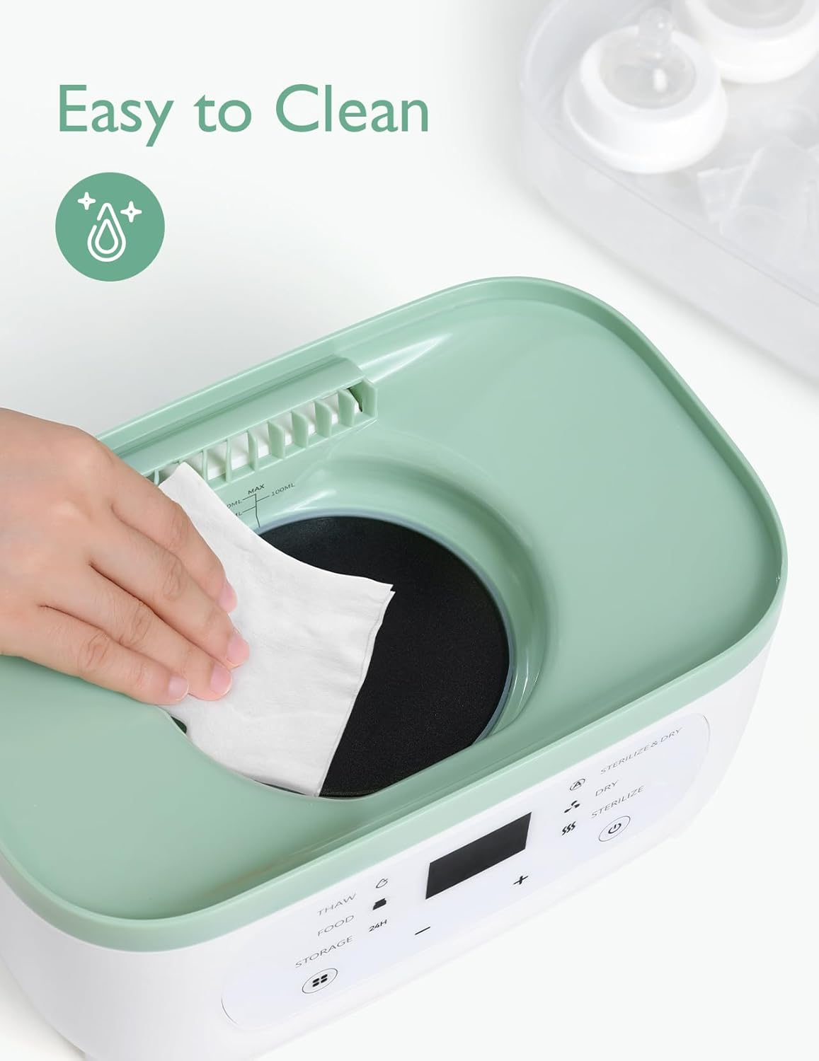 Momcozy Sterilizers & Warmer 8 in 1 Sterilizer and Dryer White