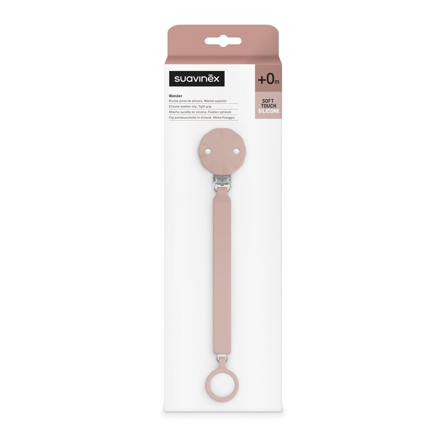 Suavinex Wonder Silicone Soother Clip - Suavinex baby product
