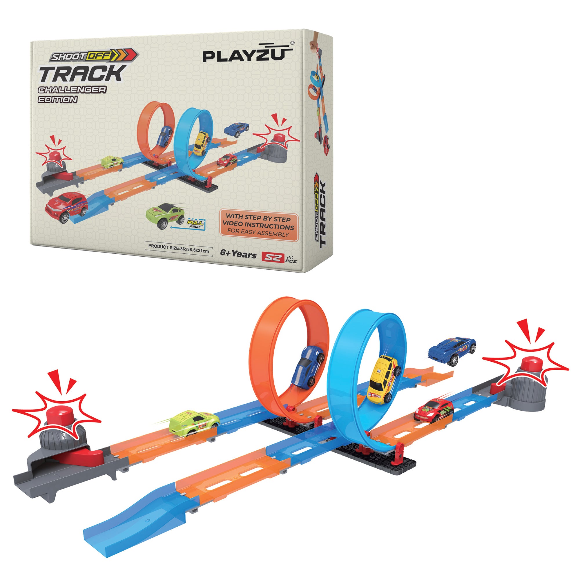 Playzu Shoot-Off Track-2-Comp 6+Years