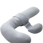 Momcozy Maternity Accessory Original F Shaped adjustable Maternity Pillow Grey