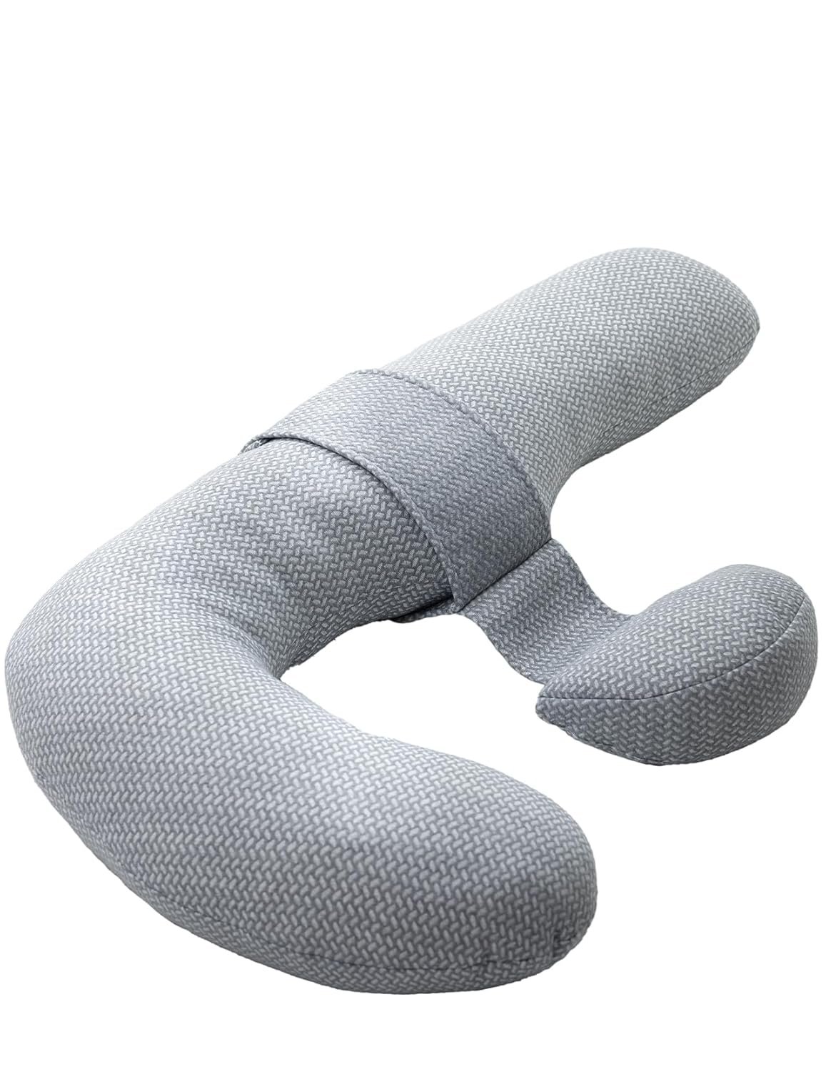 Momcozy Maternity Accessory Original F Shaped adjustable Maternity Pillow Grey