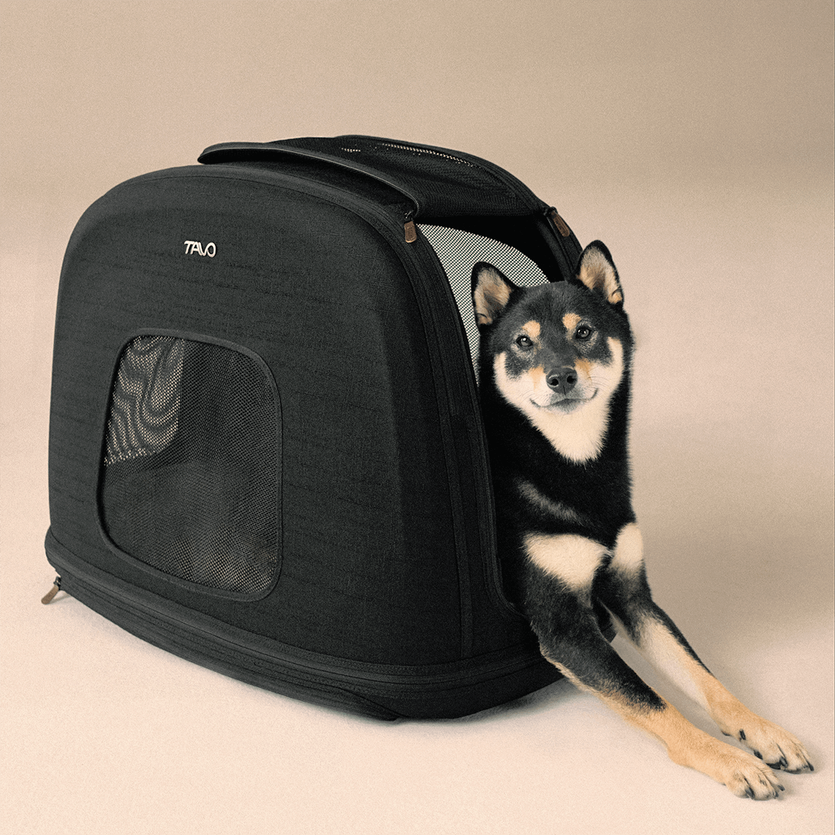 Tavo Pet Carrier Crispin M Onyx
