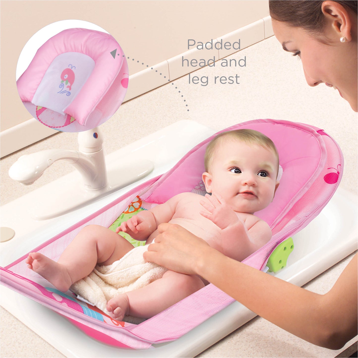 Mastela Deluxe Baby Bather - Birth  to 6M