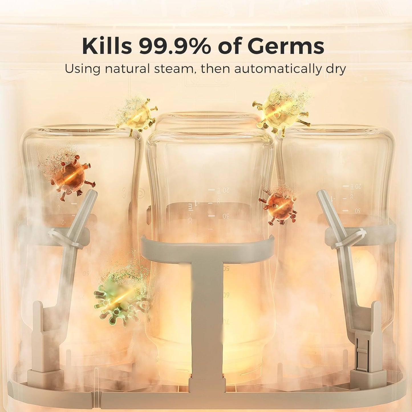 Momcozy KleanPal Pro Baby Bottle Washer - White