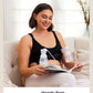 Momcozy Maternity Accessory 4-in-1 Hands-Free Pumping Bra - Leopard Black
