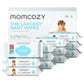 Momcozy Wipes Water Wipes-Extra Large Size Design-720 Count 12 packs White