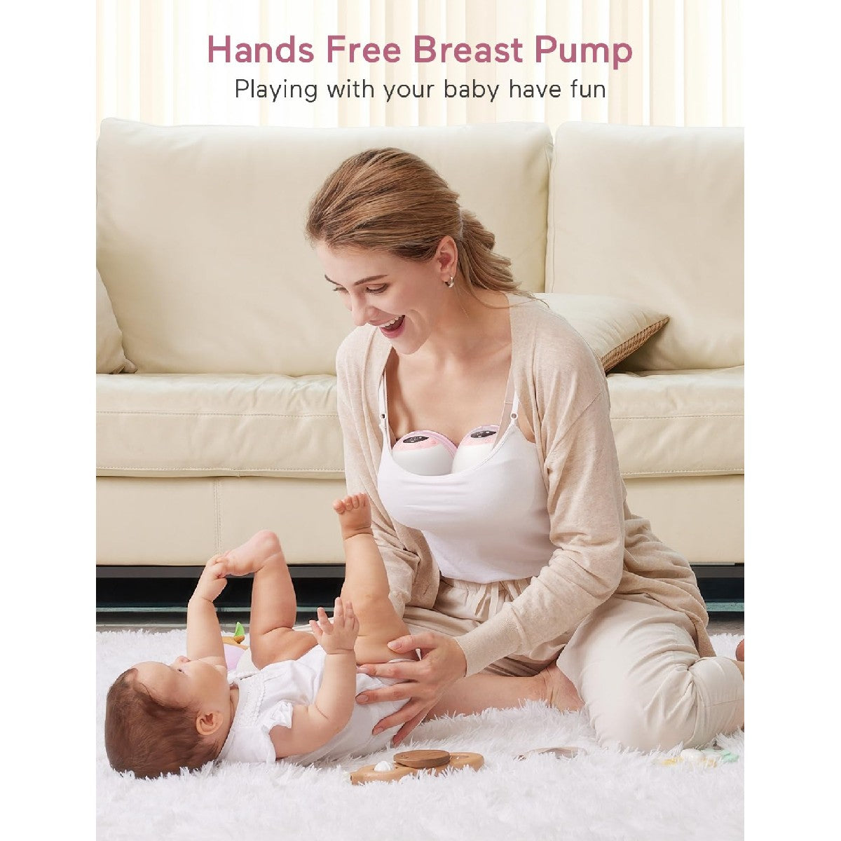 Paruu Breast Pump Paruu P20 Single Pink