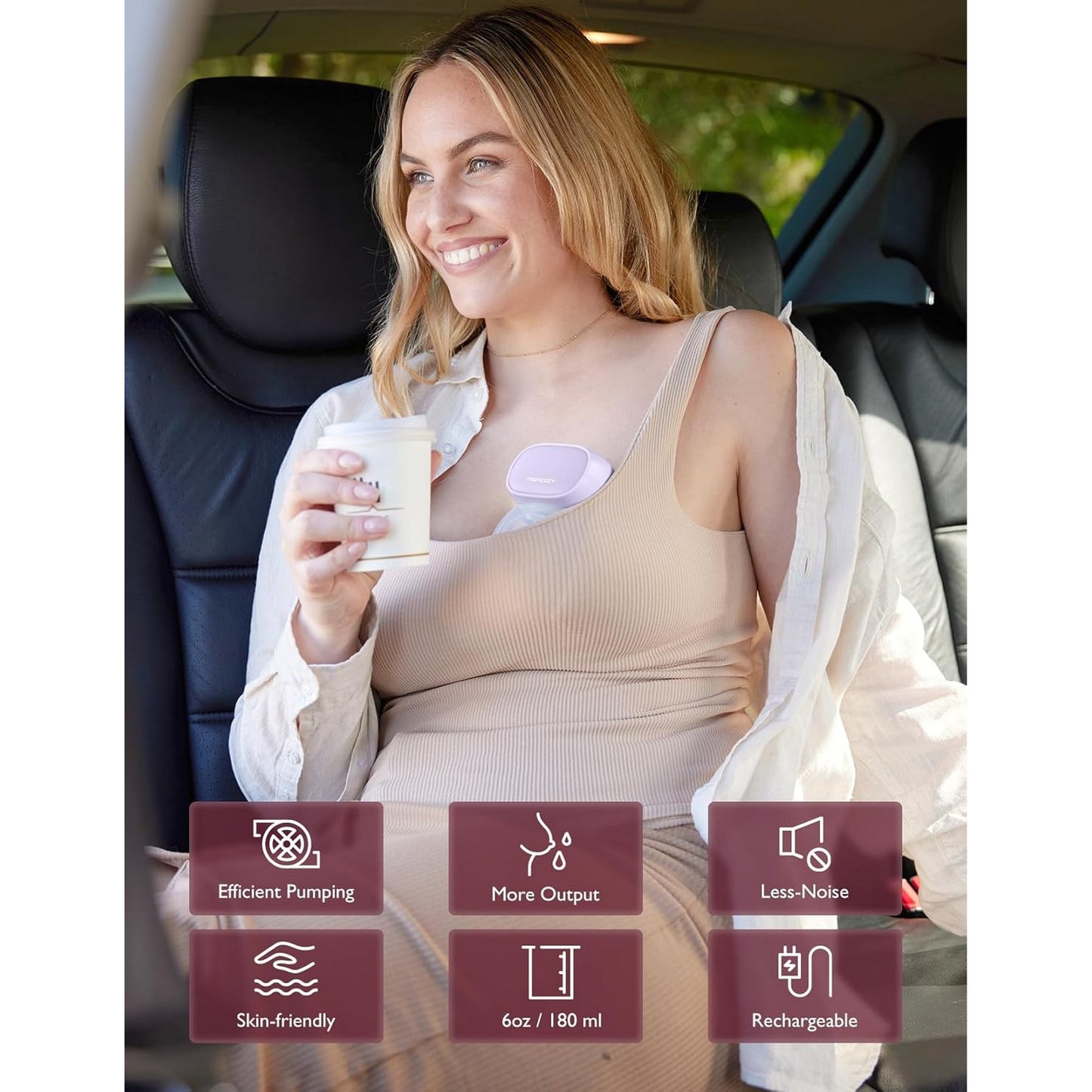 Momcozy Breast Pump S9 Pro Single Grey