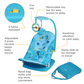 Mastela Fold Up Infant Seat - Birth+ 6 M