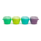 Melii Snap & Go Pods (6oz) - 4 piece set Multicolor ~ 3 to 24 Months