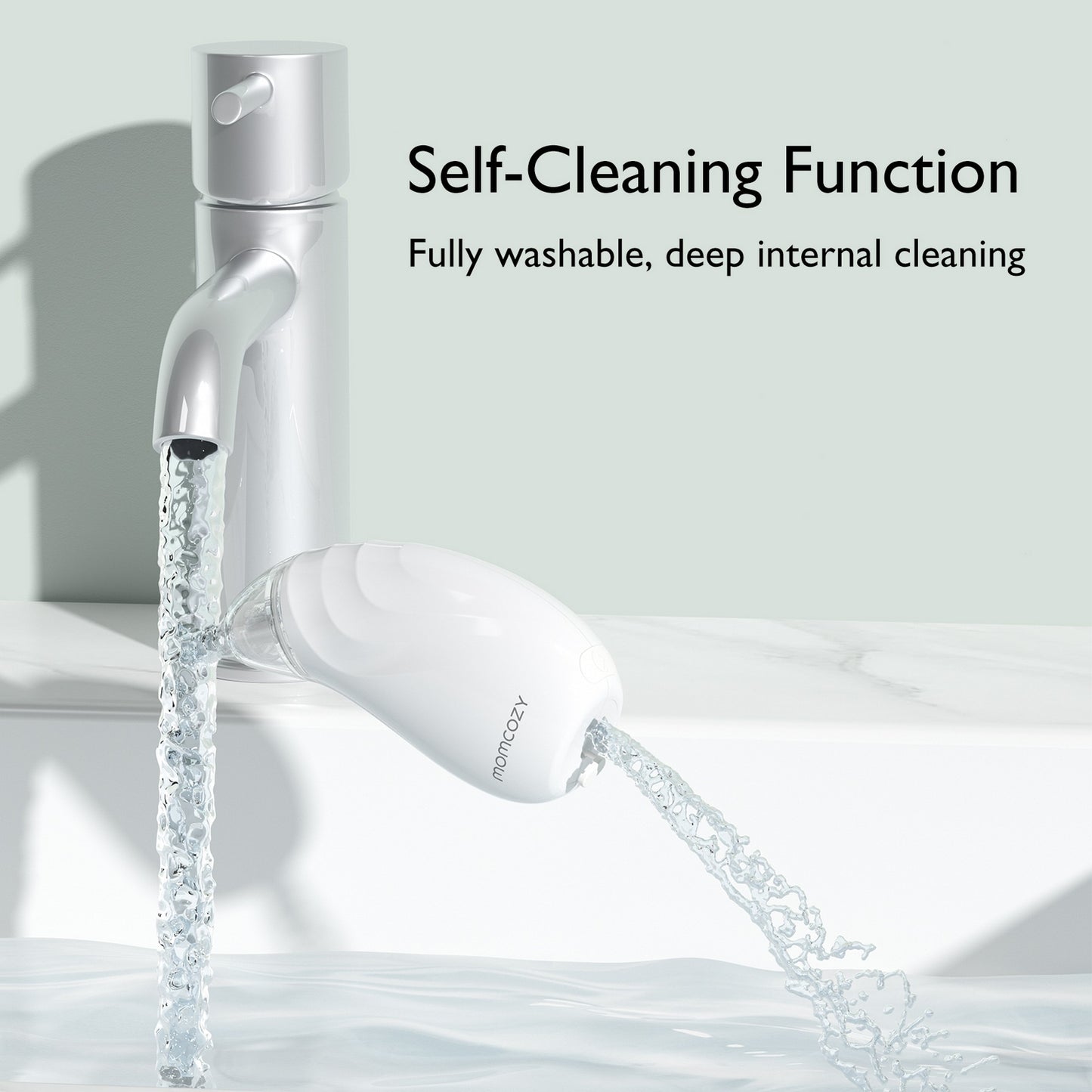 Momcozy Grooming Baby Neti pot White & Green