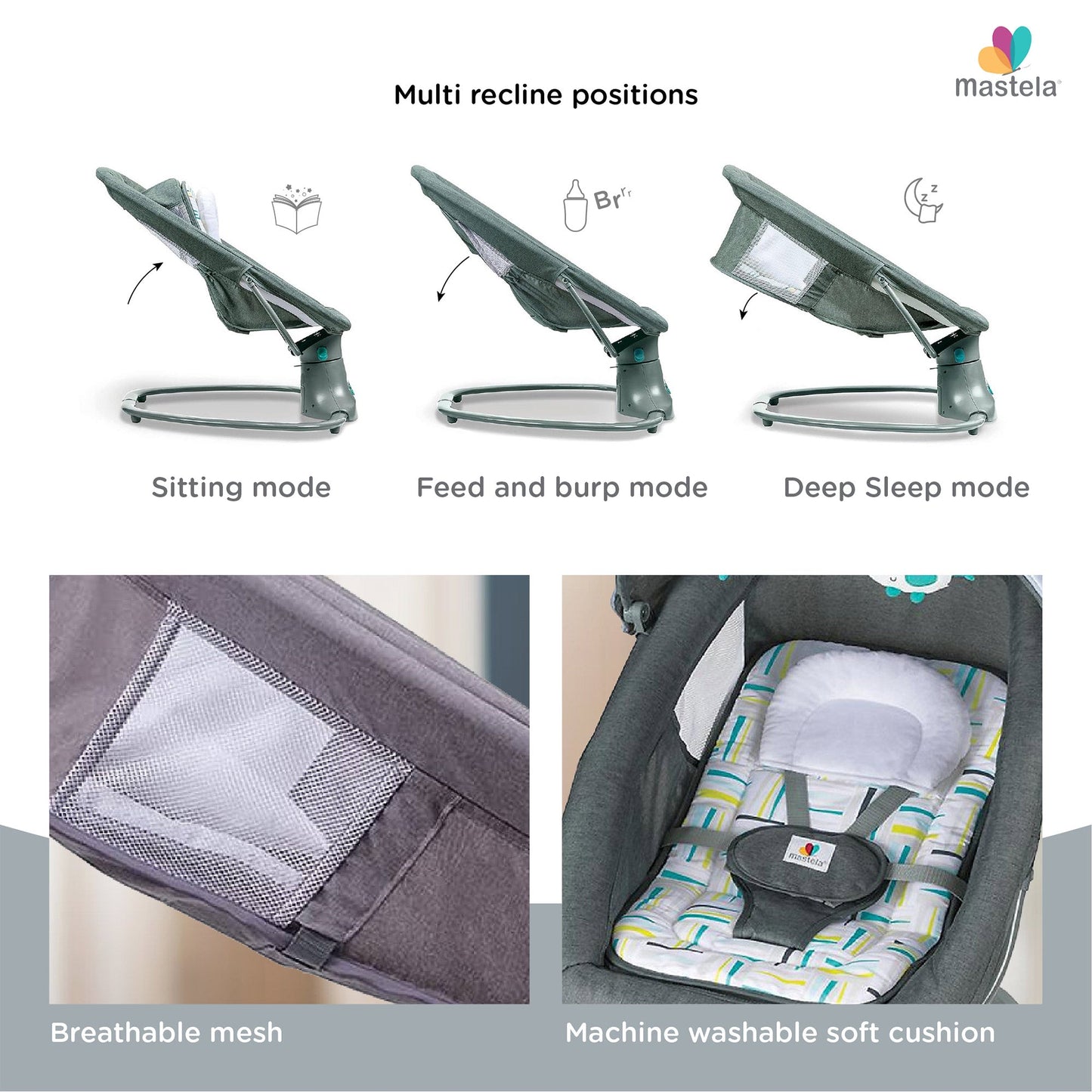 Mastela Deluxe Multi-Function Swing (3 to 36 Months) - Open Box