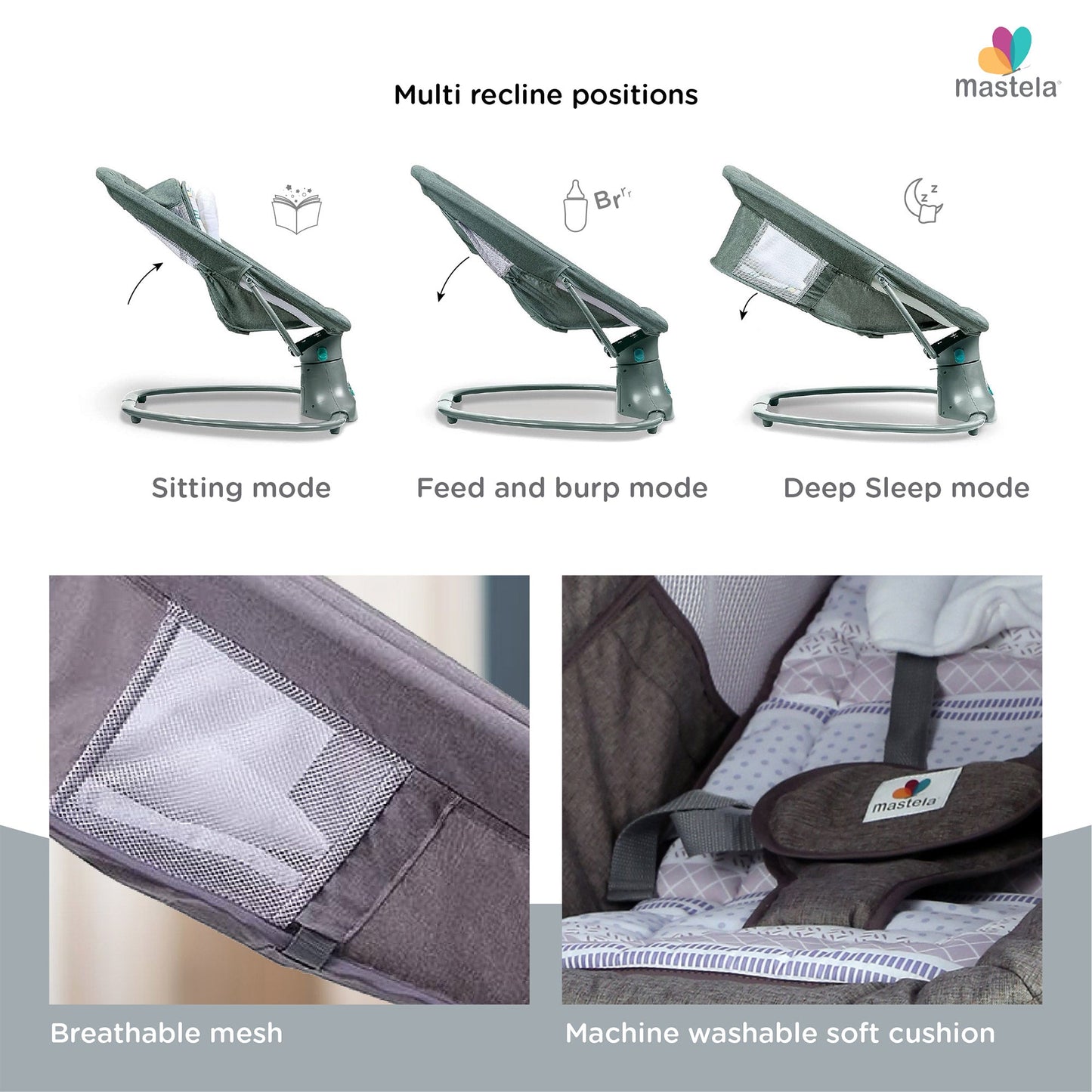 Mastela Deluxe Multi-Function Swing (3 to 36 Months) - Open Box