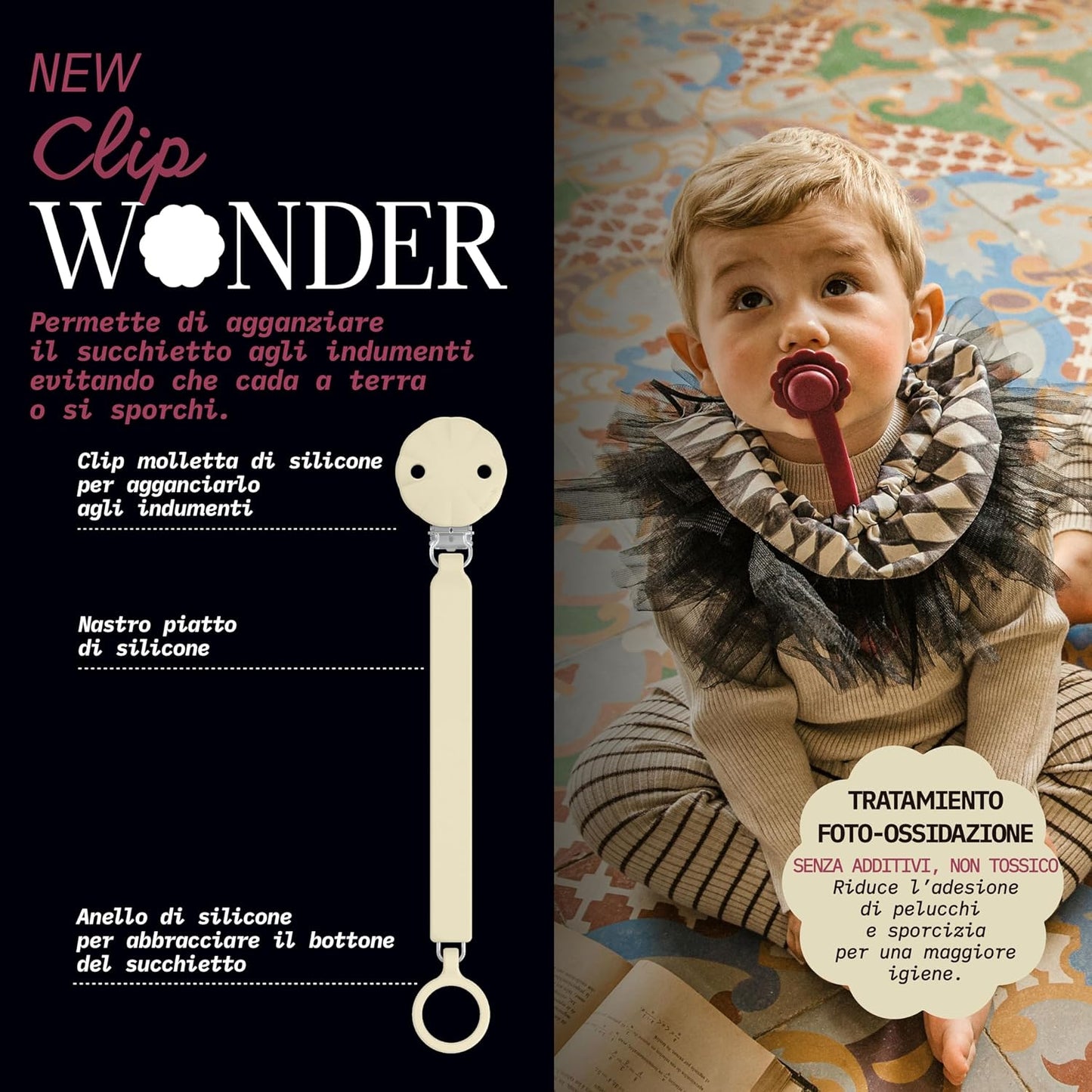 Suavinex Wonder Silicone Soother Clip - Suavinex baby product