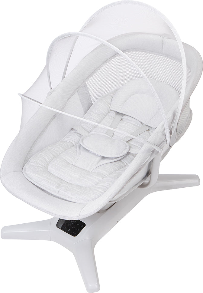 Mastela Swing X multi-motion baby cradle Lite Grey Birth to 36M