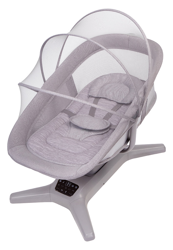 Mastela Swing X multi-motion baby cradle Lite Grey Birth to 36M
