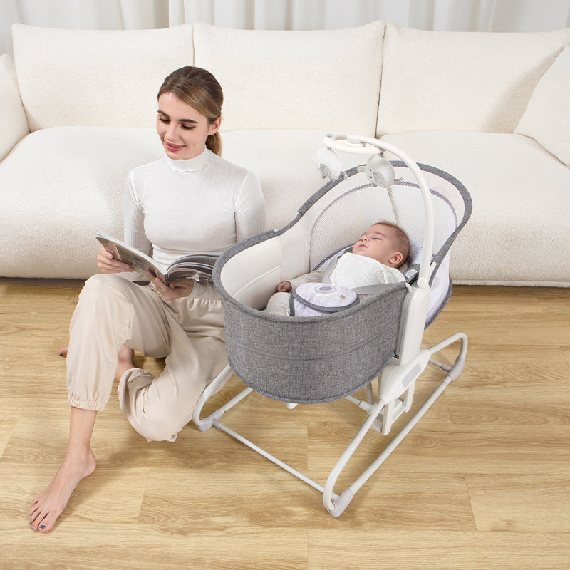 Mastela 4in1 Swing & Bassinet (Birth to 36 Months) Distressed Box