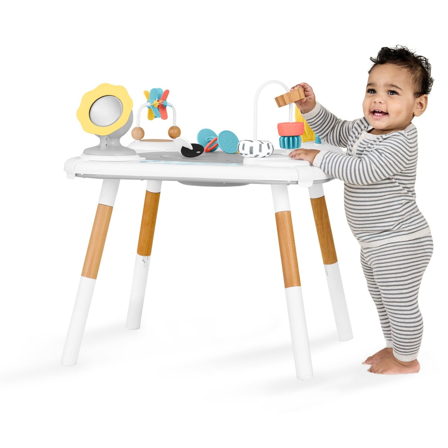 Skip Hop Discoverosity Montessori-Inspired 3-Stage Activity Center & Play Table White 4M to 48M
