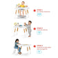 Skip Hop Discoverosity Montessori-Inspired 3-Stage Activity Center & Play Table White 4M to 48M