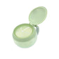 Skip Hop elephant snack cup with snap-top lid open showing the flexible no-spill star opening that keeps snacks contained