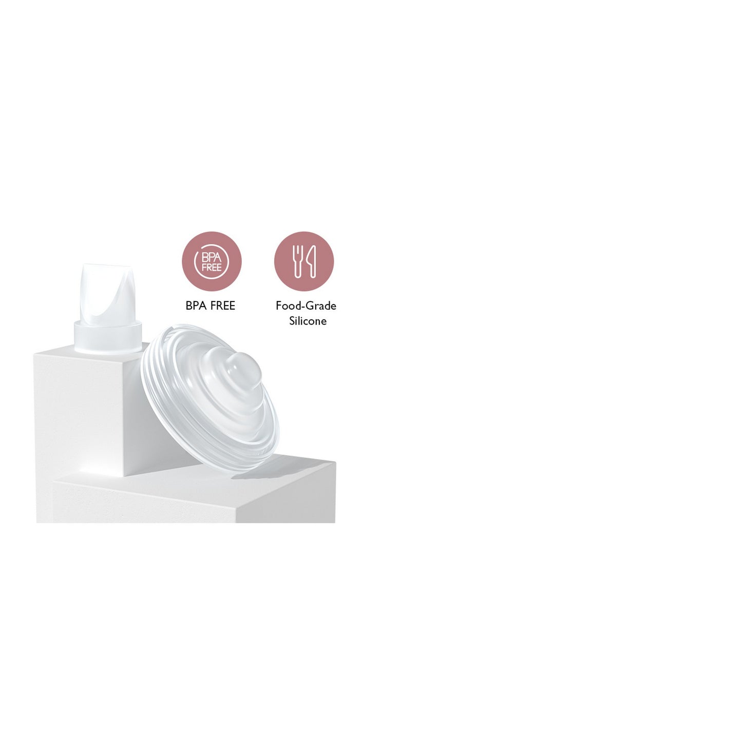 Momcozy Breastfeeding Access Silicone Diaphragm + Valve  for M5 Transparent