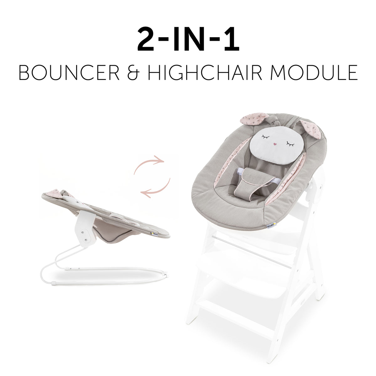 Hauck Alpha Bouncer 2in1 Rocker &amp; Bouncer Birth to 6 months