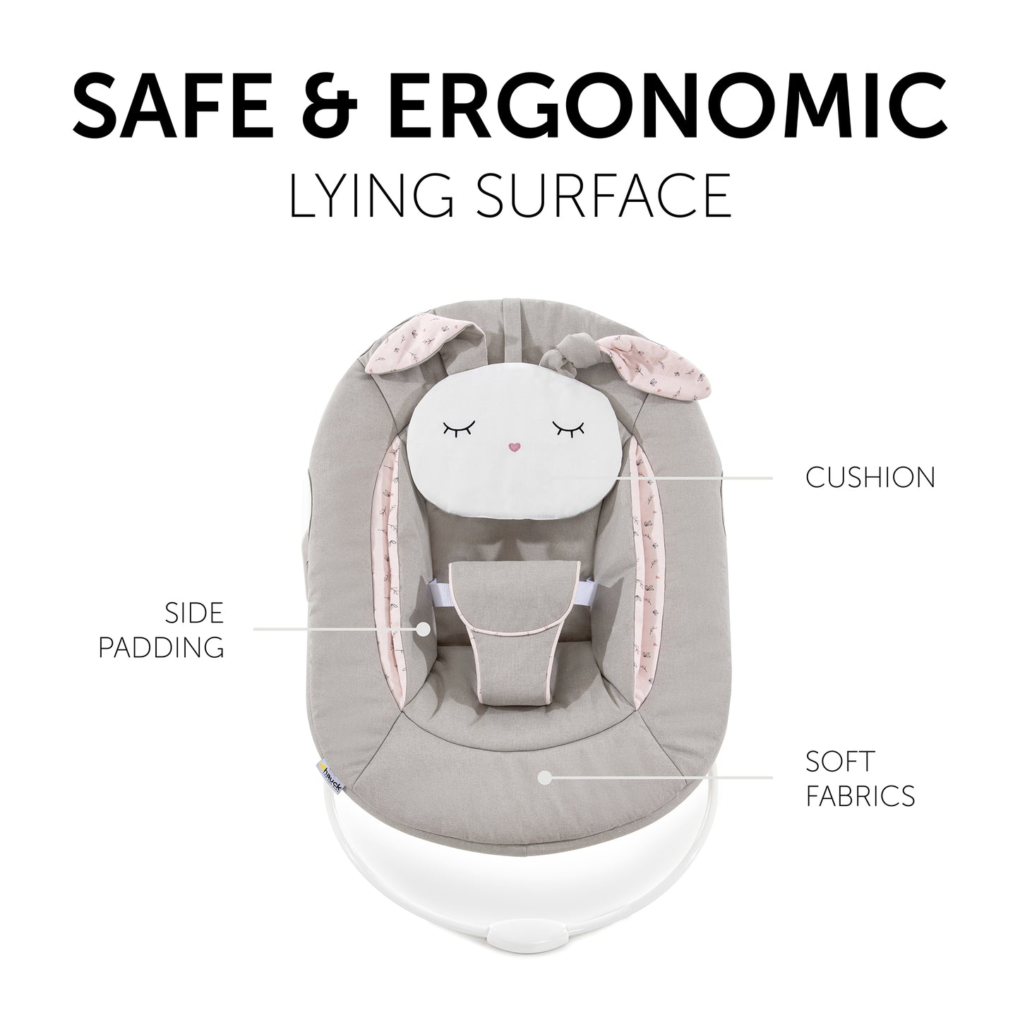 Hauck Alpha Bouncer 2in1 Rocker & Bouncer Birth to 6 months