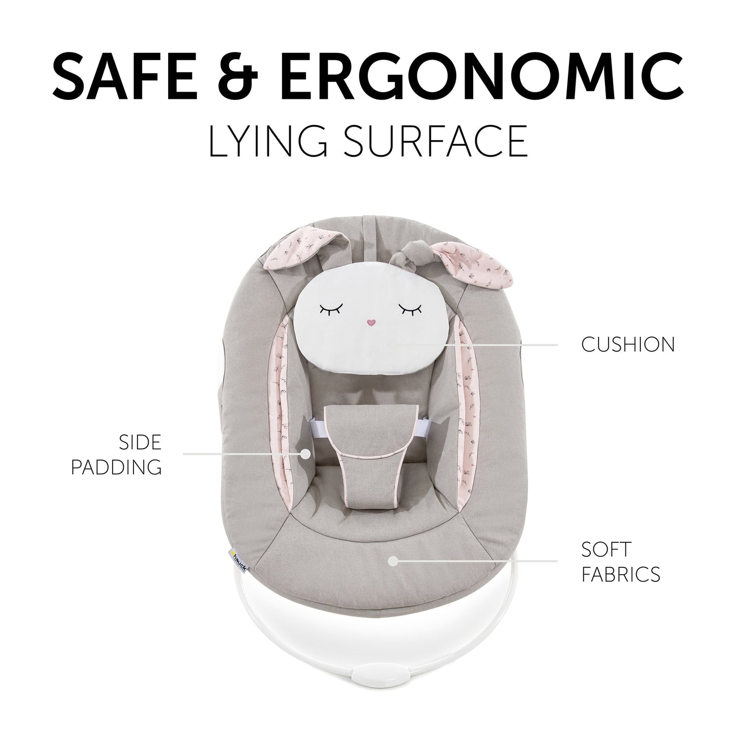 Hauck Alpha Bouncer 2in1 Rocker & Bouncer Birth to 6 months - Open Box