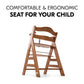 Hauck Alpha+B Highchair Natural 6months to Adult - Distressed Box