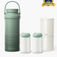 Momcozy Portable Baby Bottle Cooler - 24 Hour Ice-Free Cooling, 22oz with 2 Storage Bottles - image 2