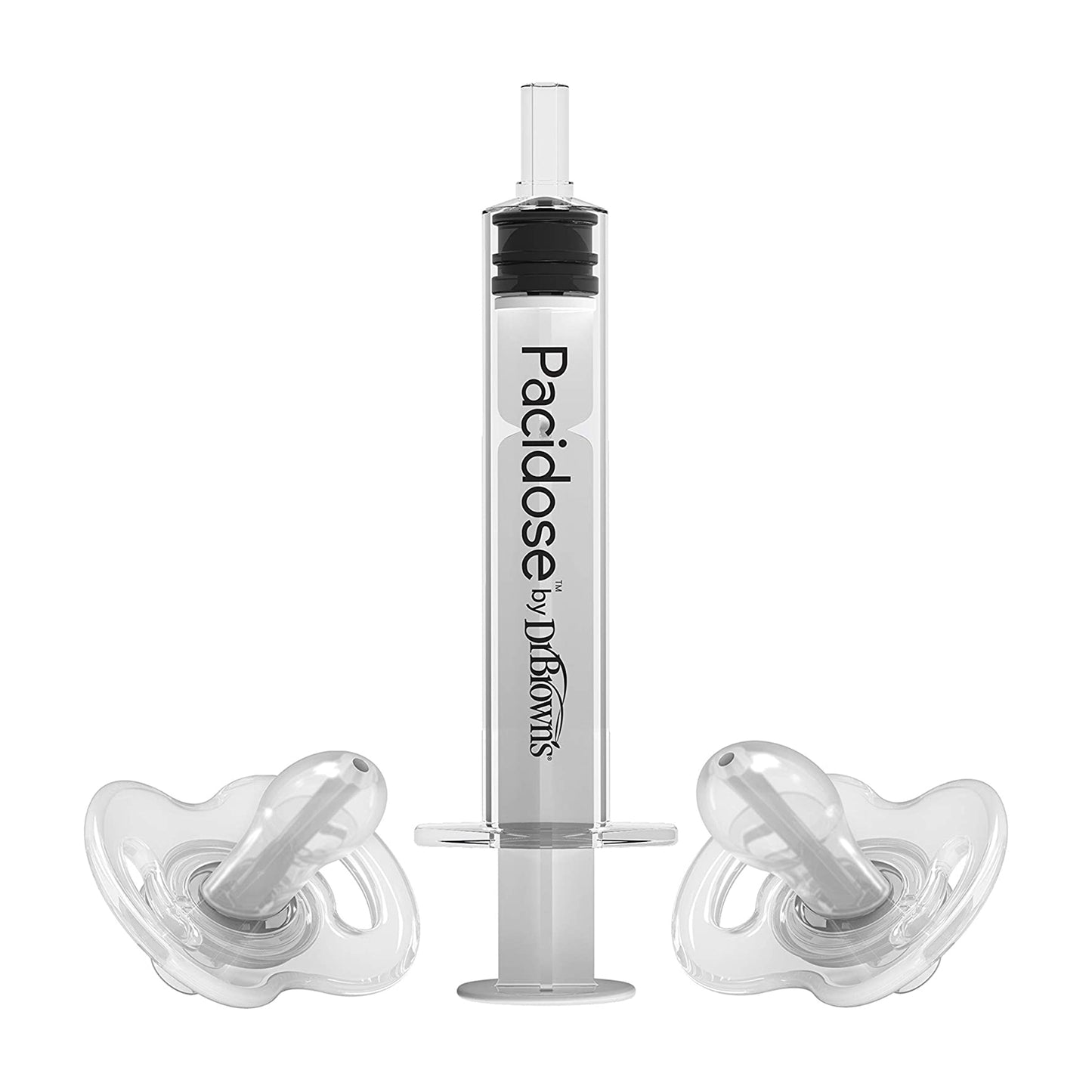 Dr.Brown's Pacifier (Pacidose) And Liquid Baby (Birth to 18 Months) Tansparent