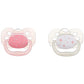 Dr. Brown's Advantage Pacifiers Stage 1 Pack of 2 (Birth to 6 Months) - Open Box