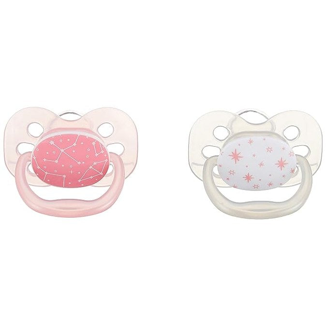Dr. Brown's Advantage Pacifiers Stage 1 Pack of 2 (Birth to 6 Months) - Open Box