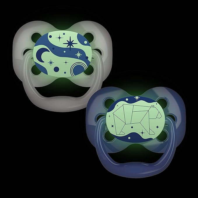 Dr. Brown's Advantage Pacifiers Stage 1 Pack of 2 (Birth to 6 Months) - Open Box